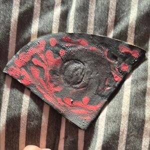 Artistic Black and Red Women's Accessory